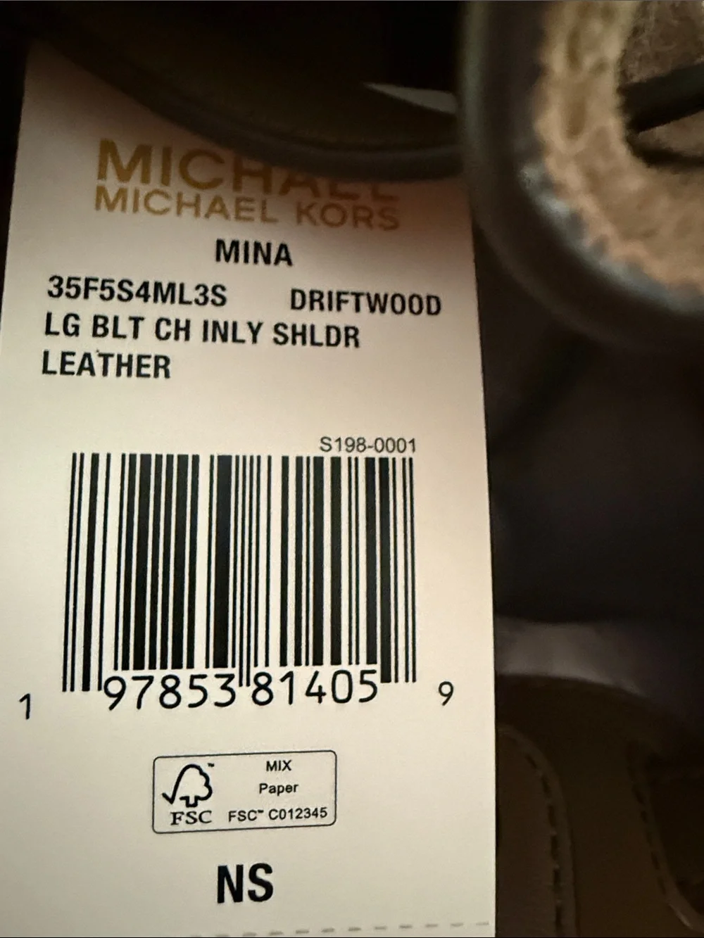 Michael kors suede med size bag. - Picture 5 of 6